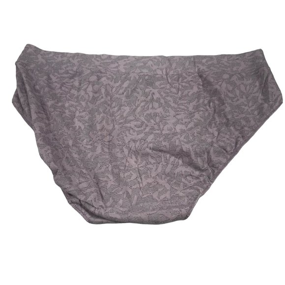 Hanes Women's Size XL 8 Panty Bikini X-Temp Floral Pink New Without Tags - Picture 2 of 6